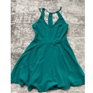 Forever21 Cocktail Dress - Teal - Size:Small - WORN ONLY ONCE!